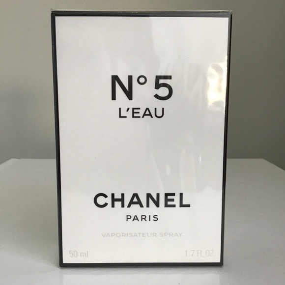 CHANEL N5 L’EAU + CHANEL white/black paper shopping bag - Picture 2 of 8